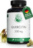 Quercetin Hochdosiert - 180 Kapseln á 500mg aus deutscher Herstellung mit einem Extraktanteil von 95%